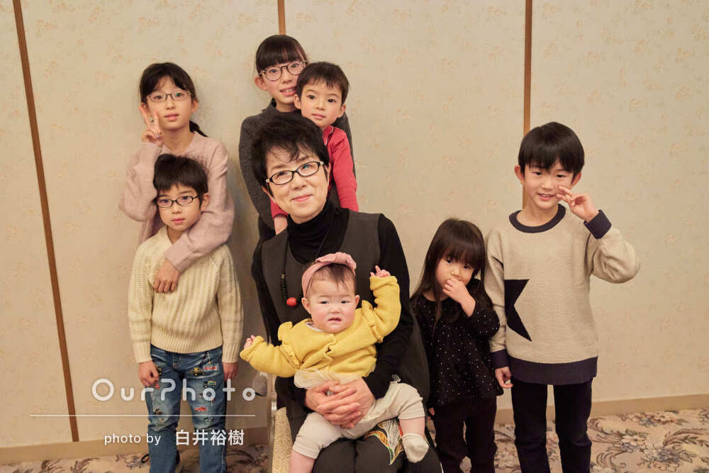 「柔らかい、優しい空気感に包まれた写真がとても魅力的」家族写真の撮影
