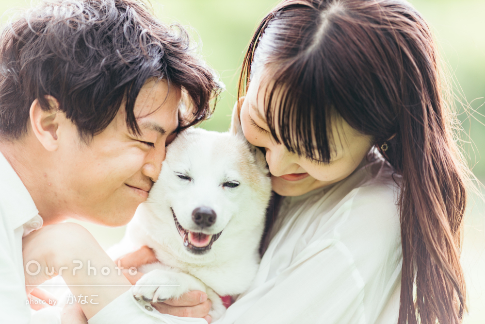 「可愛がって沢山褒めてくださりとても幸せな気持ち」ペット写真の撮影